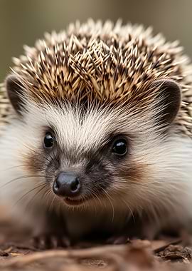 Close-up of a hedgehog