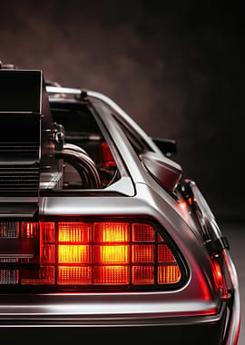 DeLorean Time Machine Tail Lights