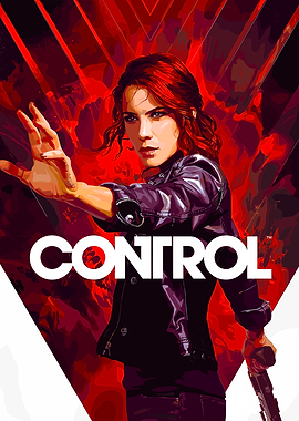Control Video Game Cover Art