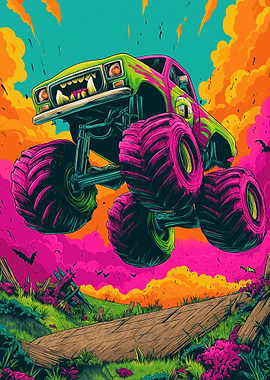 Monster Truck with Fangs