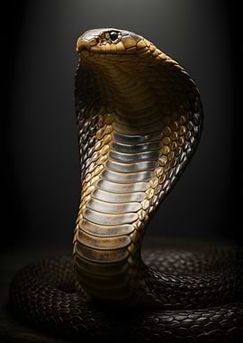 Close-up of a Cobra's Head