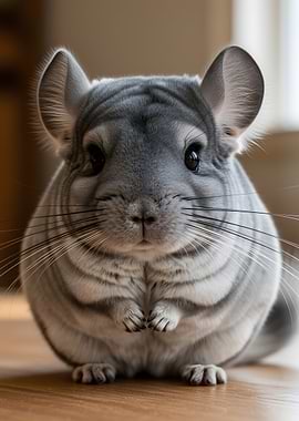 Close-up of a Chinchilla