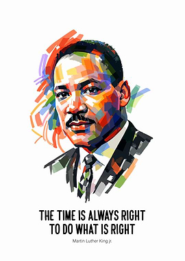 Martin Luther King Jr. Pop Art Quotes