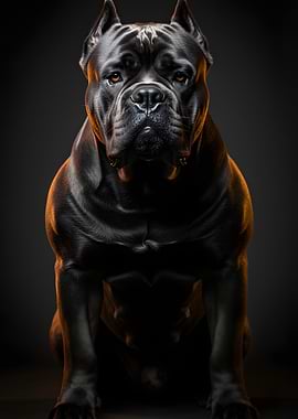 Intense Cane Corso Portrait
