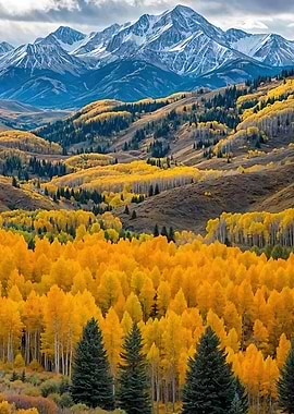 Autumn Mountain Landscape