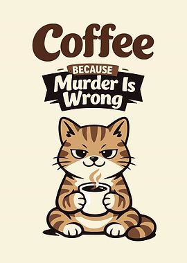Coffee Because Murder Is Wrong