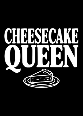Cheesecake Queen Text Art