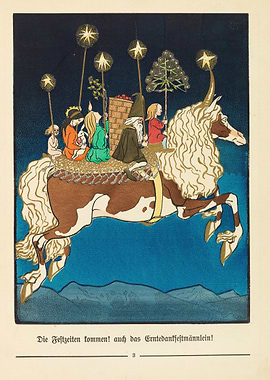 Magical Unicorn Ride with Star Lanterns