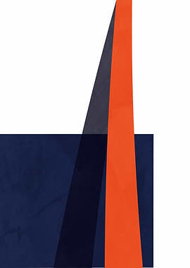 Abstract Geometric Shapes with Textured Background