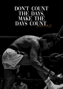 Muhammad Ali Motivational Poster