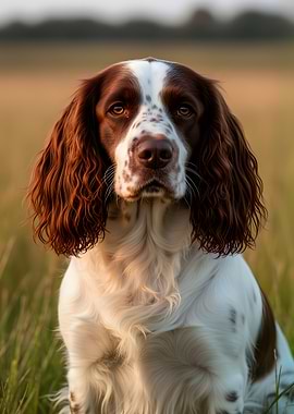 English Springer Spaniel in a Field