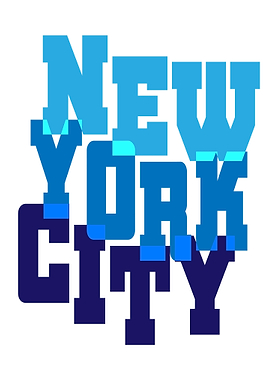 New York City Text Art