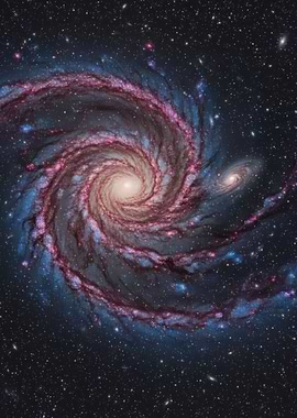 Whirlpool Galaxy (M51) - Interacting Spirals and Companion