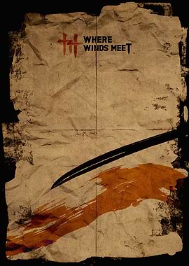 Where Winds Meet Samurai Game Poster