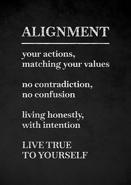Alignment quote poster v3