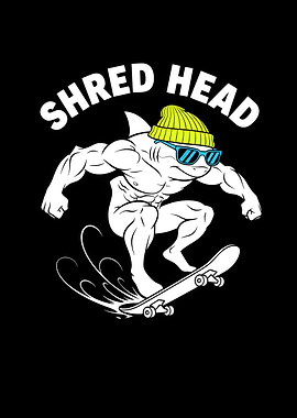 Shred Head Skater Shark