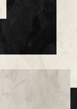 Abstract Geometric Black and Beige Background