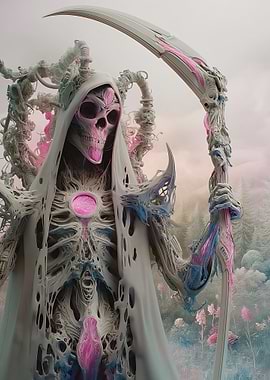 Grim Reaper with Pink Accents