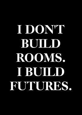 I Build Futures Text Art