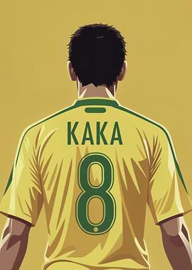 Kaka Soccer Jersey Back