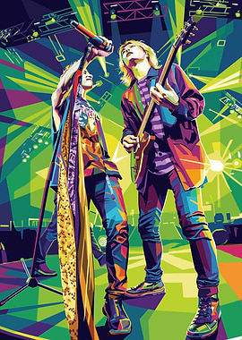 Rock Band Performing on Stage