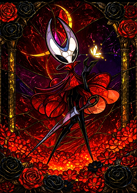 Hornet and Butterfly Stained Glass Art