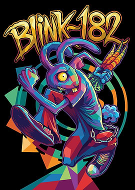 Blink-182 Rabbit with Carrots