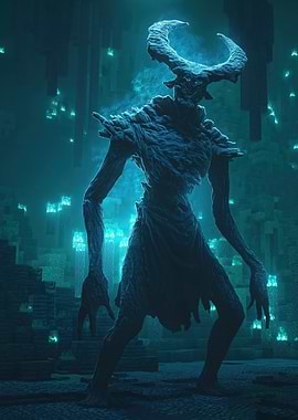 Warden in Deep Dark Cave