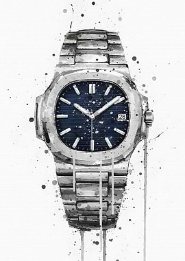 Watercolor Watch Painting