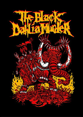 The Black Dahlia Murder Mammoth Illustration