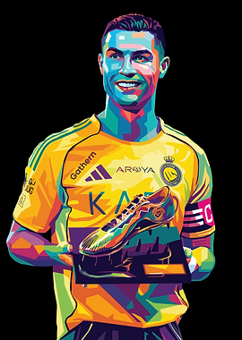 Cristiano Ronaldo Pop Art