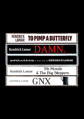 Kendrick Lamar Album Cassettes
