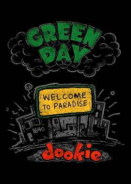 Green Day Dookie Album Art