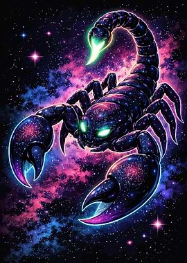Cosmic Scorpion in Space
