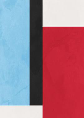 Abstract Geometric Color Blocks