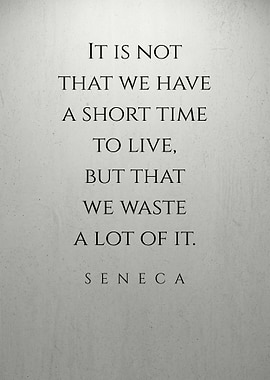 Seneca Quote About Time