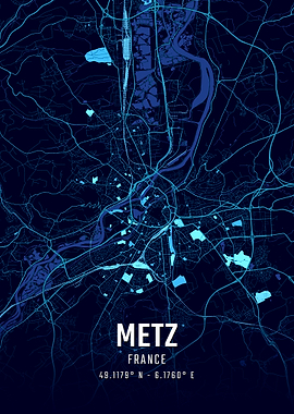 Metz Midnight City Map