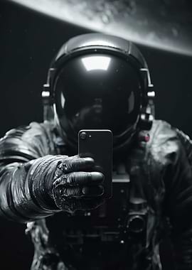 Astronaut Space Selfie