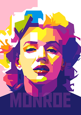 Marilyn Monroe Pop Art Portrait