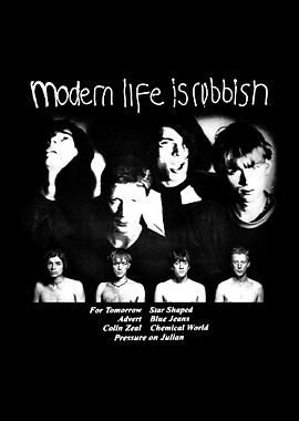 Blur Modern Life is Rubbish Album Cover