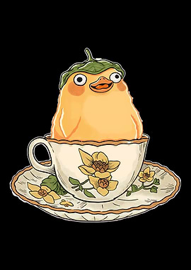 Cute Chick in a Teacup