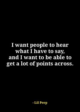 Lil Peep Quote