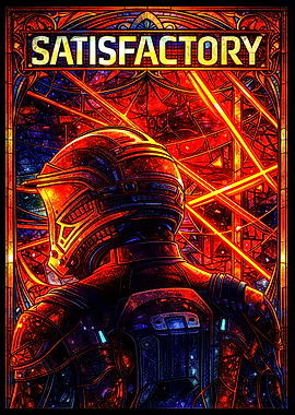 Satisfactory Stained Glass Poster