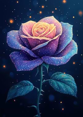 Sparkling Galaxy Rose
