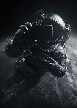 Astronaut Space Selfie