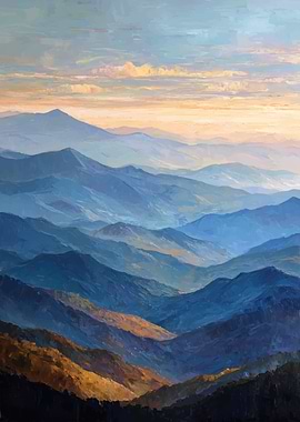 Sunrise Over Blue Mountains