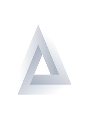 Impossible Triangle Optical Illusion