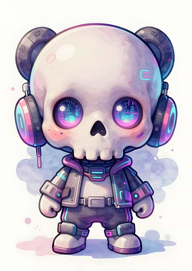 Cute Skull Character
