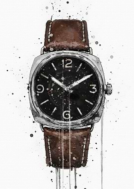 Watercolor Watch Painting