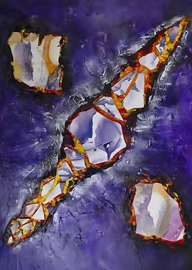 Shattered Crystal – Cosmic Abstract